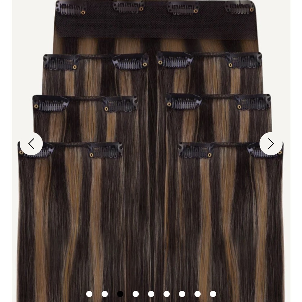 “Irresistible me” 20” clip in hair extensions USED